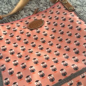 fossil vinyl purse bag